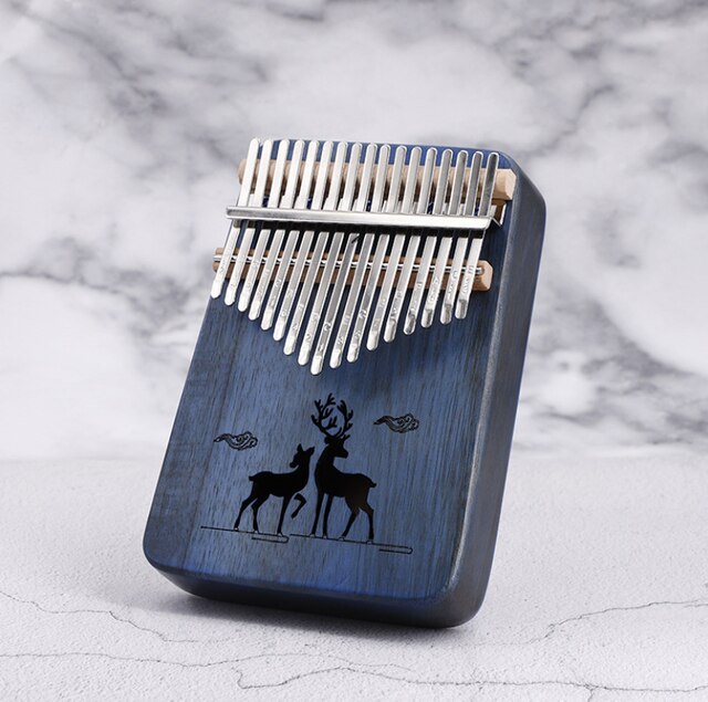 Kalimba 17 key thumb piano mbira Kalimba finger strumenti musicali per pollice portatile piano mogano calimba giocattolo per bambini: C