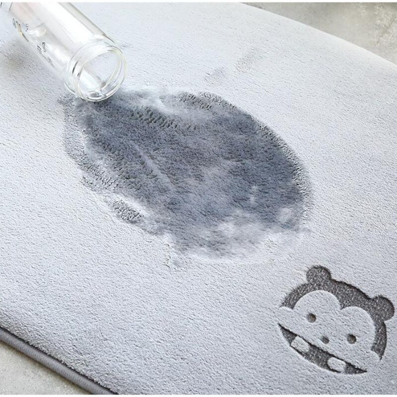 Super Absorberende Memory Foam Badmat Sneldrogend Badkamer Mat Antislip Deur Mat Badkamer Tapijt Vloermat wc Tapijt