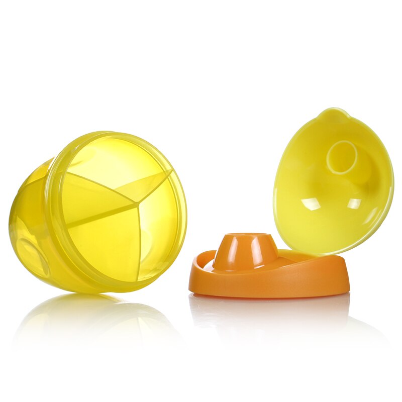 Distributeur de formule sûre | Récipient de nourriture pour bébé précipté stockage de fruits et aliments dessin animé grenouille boîte de poudre de lait, tasse à Snack