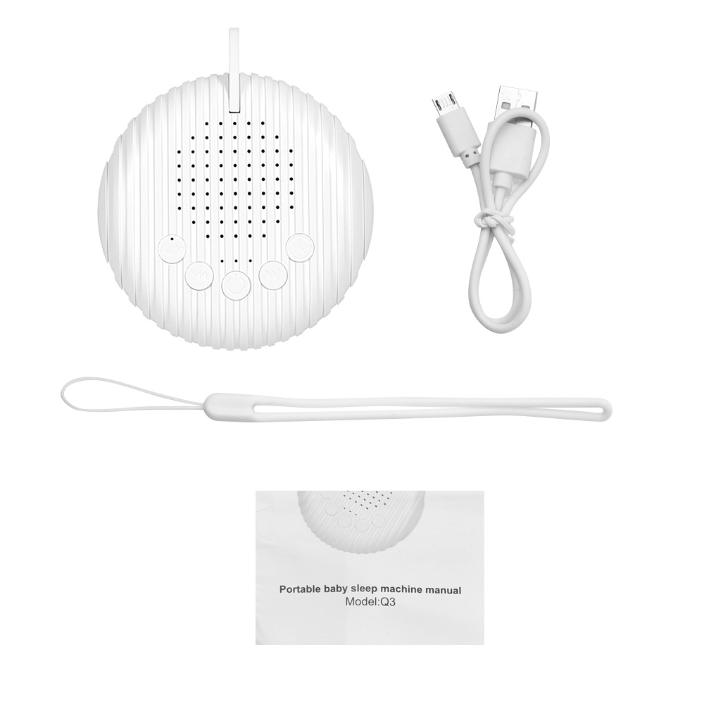 Hvid støj maskine 10/12 lyder usb genopladelig bærbar sovemaskine til baby voksen ældre timer volumen sove &amp; lempelse: Varm type 1