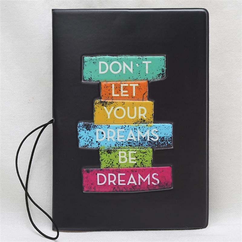 3D Vintage Wereld Reis Paspoort Cover Id Creditcard Zak Pvc Lederen Paspoorthouder 14*9.6Cm: as picture