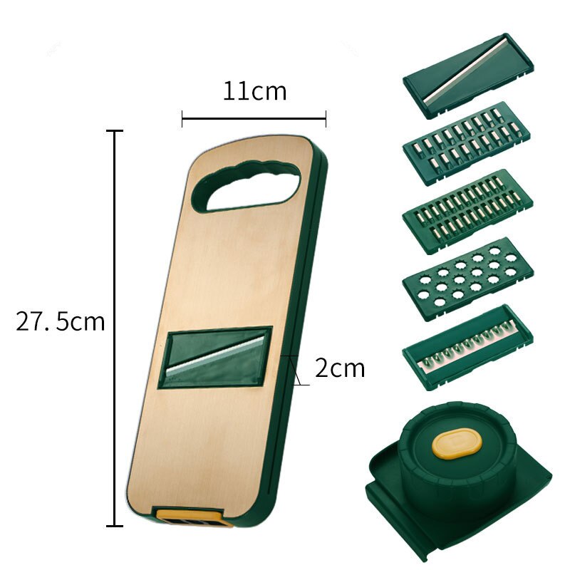 Ustensile de cuisine multifonction en acier inoxydable 304, outils pour couper et broyer les pommes de terre, Gadgets: 4