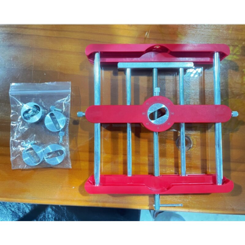 Precision Mortising Jig Loose Tenon Joinery Jig 2 In 1 Punch Locator Doweling Jig Connector Fastener Woodworking Tool Punch Tool