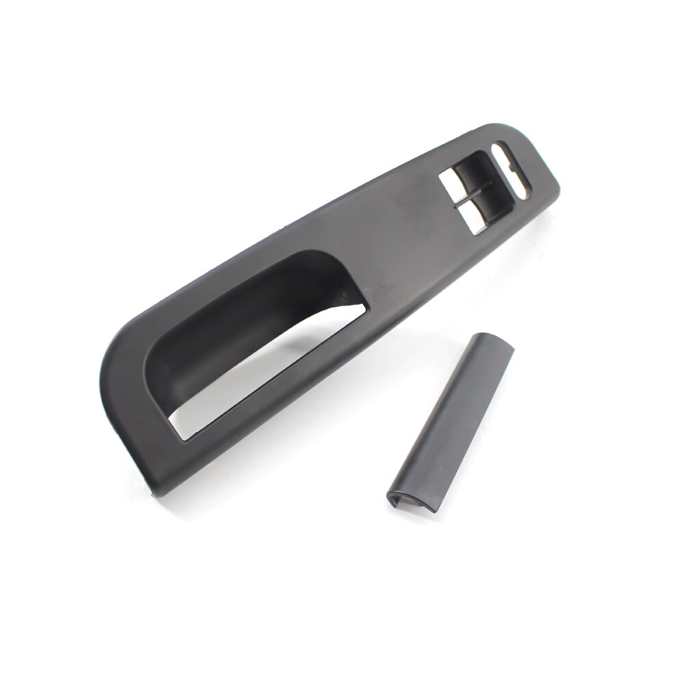 Panel frontal izquierdo para coche, Panel de Control de ventanilla eléctrica, bisel embellecedor de potencia con barra lateral para Golf 4 Passat 1998-2005, 2 puertas, negro/gris