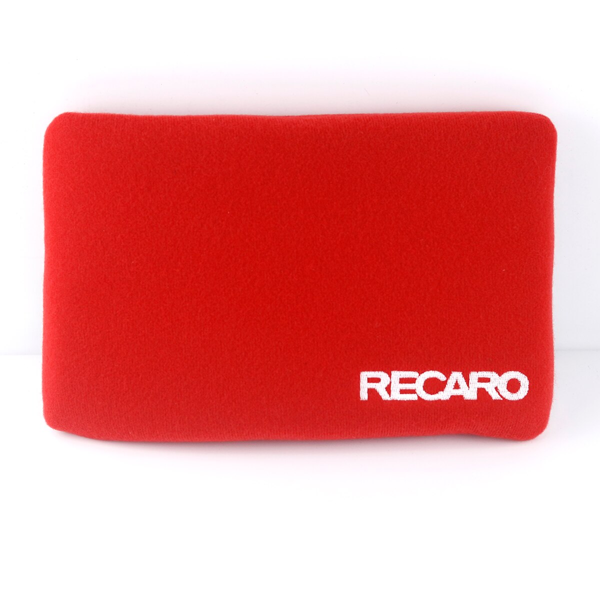 1X JDM BRIDE Racing Tuning Pad For Head Rest Cushion Bucket Seat Racing: Lumbarpad Red-recaro