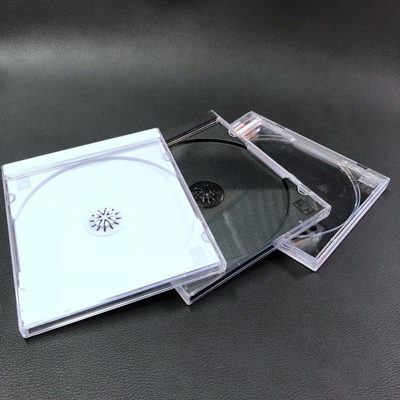 6 kpl kannettava cd-tallennuslaatikko kestävä dvd-laatikko muovinen dvd-kotelo cd-pakkauskotelo kotiteatterin kauppamatkoille