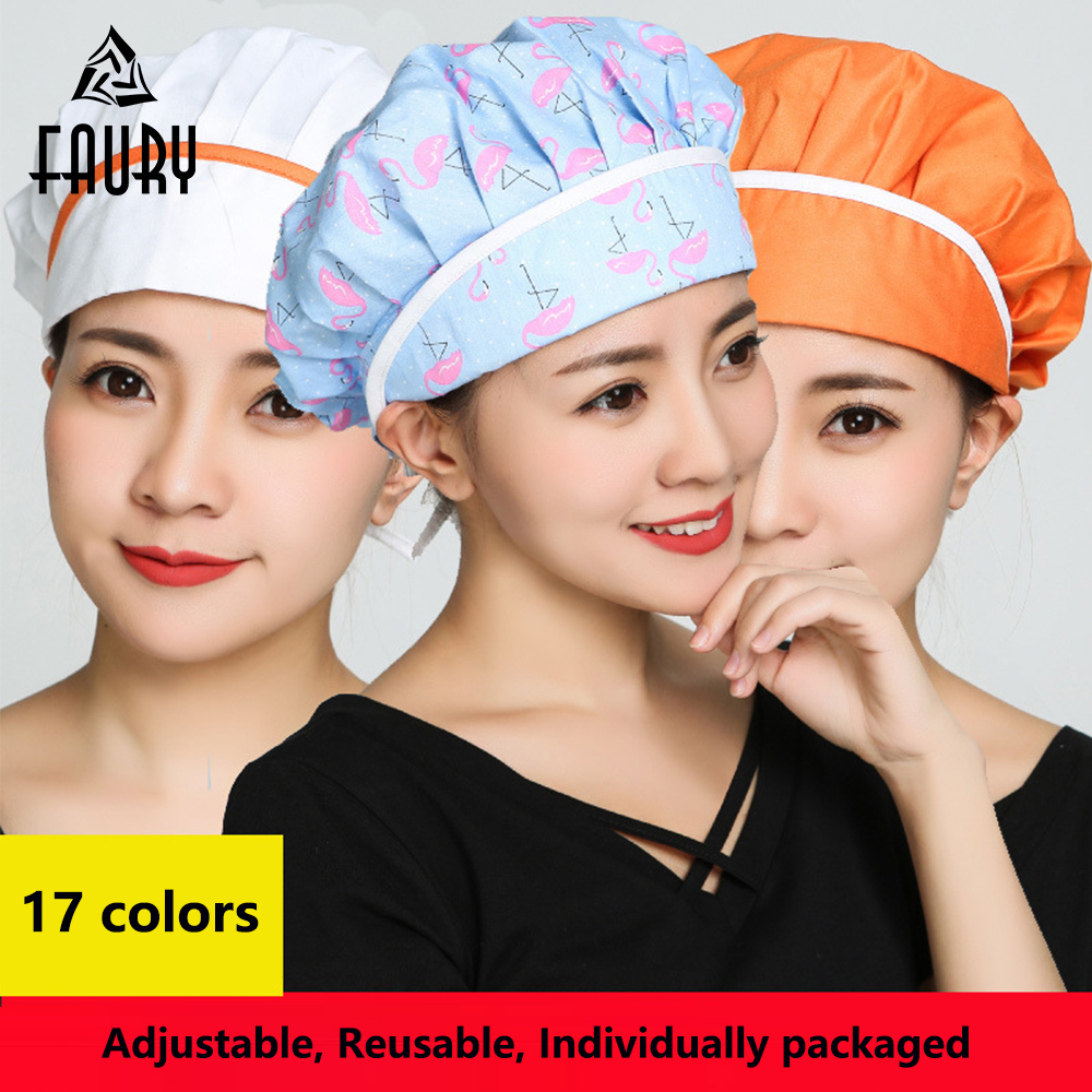 Chapeau de Chef pour hommes et femmes, uniforme de Chef cuisinier, de boulanger, de café, de Restaurant, d'hôtel, de boulangerie, chapeaux de travail, casquettes anti-poussière respirantes pour atelier
