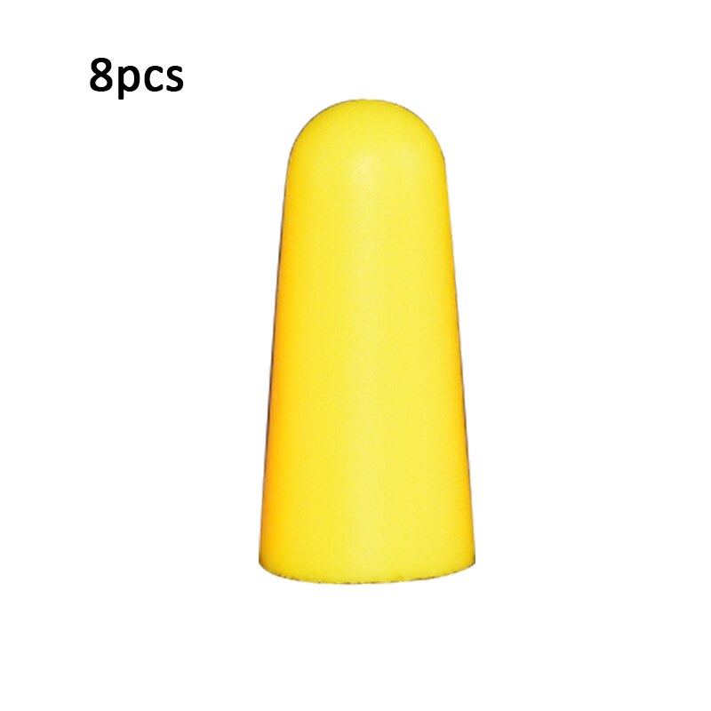 Silikon Schlafen Ohr Stecker Schallschutz Ohr Schutz Ohrstöpsel Anti-Lärm Stecker für Reise Silikon Weiche Lärm Reduktion: Gelb 8Stck