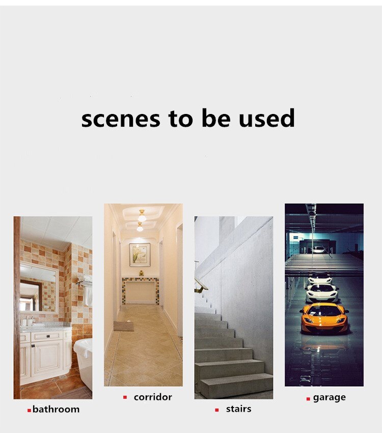 Motion Sensor 110V 220V Motion Detector Automatic Infrared PIR Sensor 180 Degree Rotating waterproof Outdoor Timer Light Switch