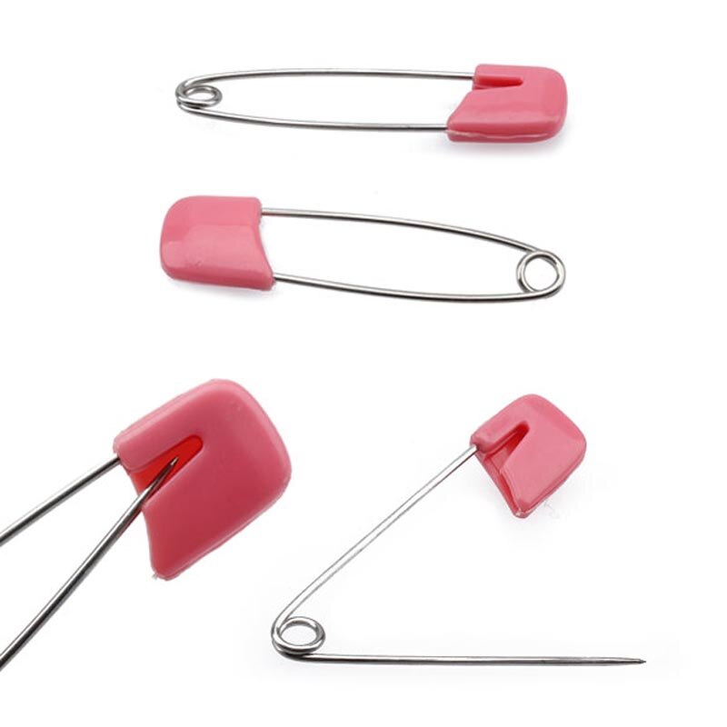 12 Uds. De tela de de seguridad para bebé, alfileres para pañales de bebé, accesorios de soporte DIN889