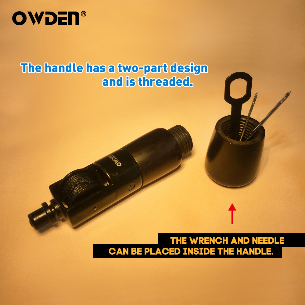 OWDEN-punzón de costura de cuero, herramienta con hilo de coser y aguja para Zapatero, punzón rápido, Kit de costura de cuero