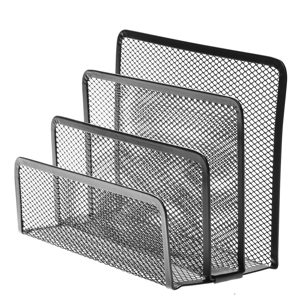 GOOD Mesh Letter Sorter Mail Document Tray Desk Office File Organiser Holder School Office Supply