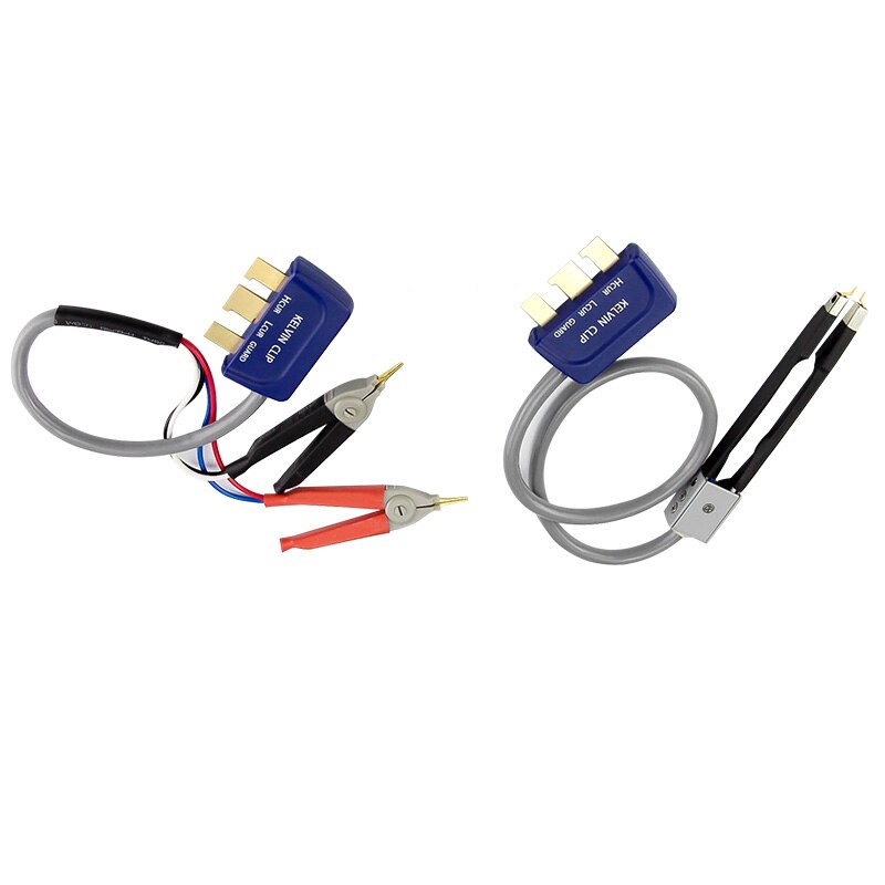 Electrical bridge digital meter test lead kelvin clip test hook clamp instrument cable smd patch tweezers coating superiot