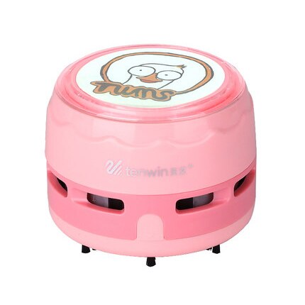 Electric Mini Vacuum Cleaner Cute Desktop Pencil Shavings Cleaner Keyboard Dust Collector For Classroom Office School Supplies: Pink