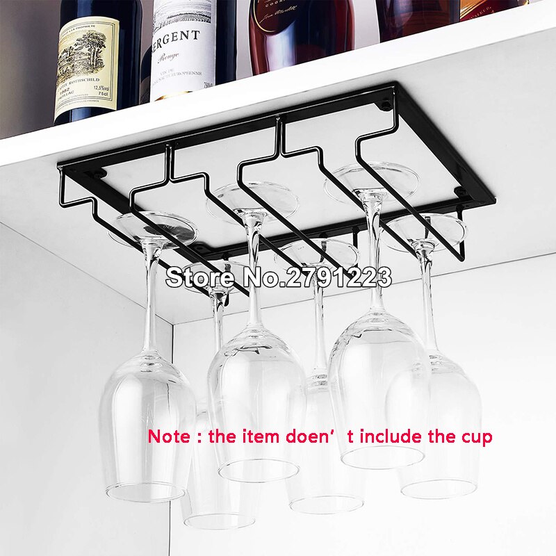 Heißer Küche Hause Liefert Wein Glas Gestell Eisen Metall Handwerk 4 Reihen Steamware Aufhänger Wein Glas Halfter Dekorative Steamware Gestell