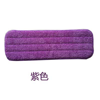 Mop Head Vloerreiniging Vervangingsdoek Microfiber Vervanging Mop Pad Plakken Doek Cover Home Spray Watersproeien Plat stof: Paars