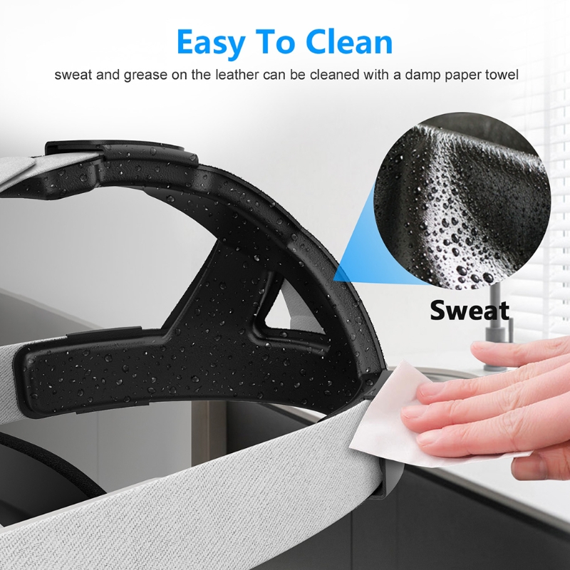 Headband Strap VR Headset Head Cushion Pad For -Oculus Quest 2 VR Accessories