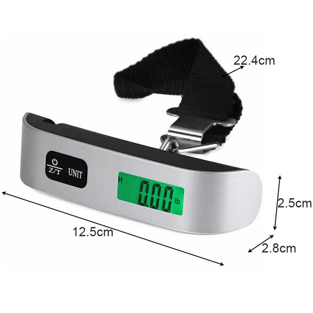 Báscula Colgante Para Equipaje Portátil ¡hasta 110 Lbs! – Ideal Para Viajes