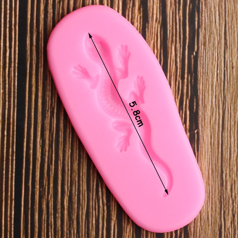 gekon jaszczurka silikonowe formy DIY babeczka na przyjęcie cylinder narzędzia robić dekorowania ciast masą cukrową cukierki glina polimerowa czekolada Gumpaste formy