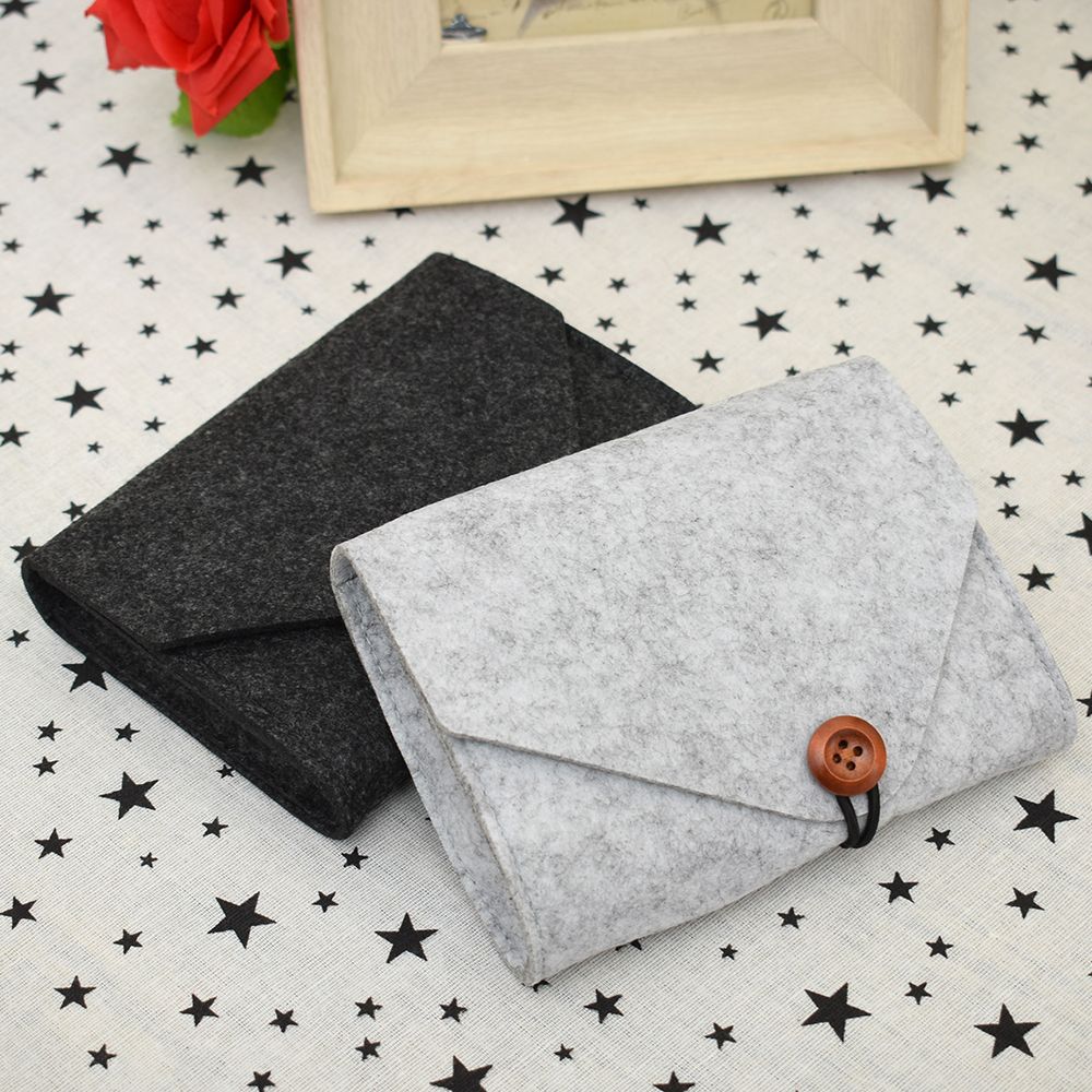 Mini bolsa para auriculares, estuche pequeño de fieltro, accesorios electrónicos de viaje, organizador para cargador de cables de datos, bolsillo