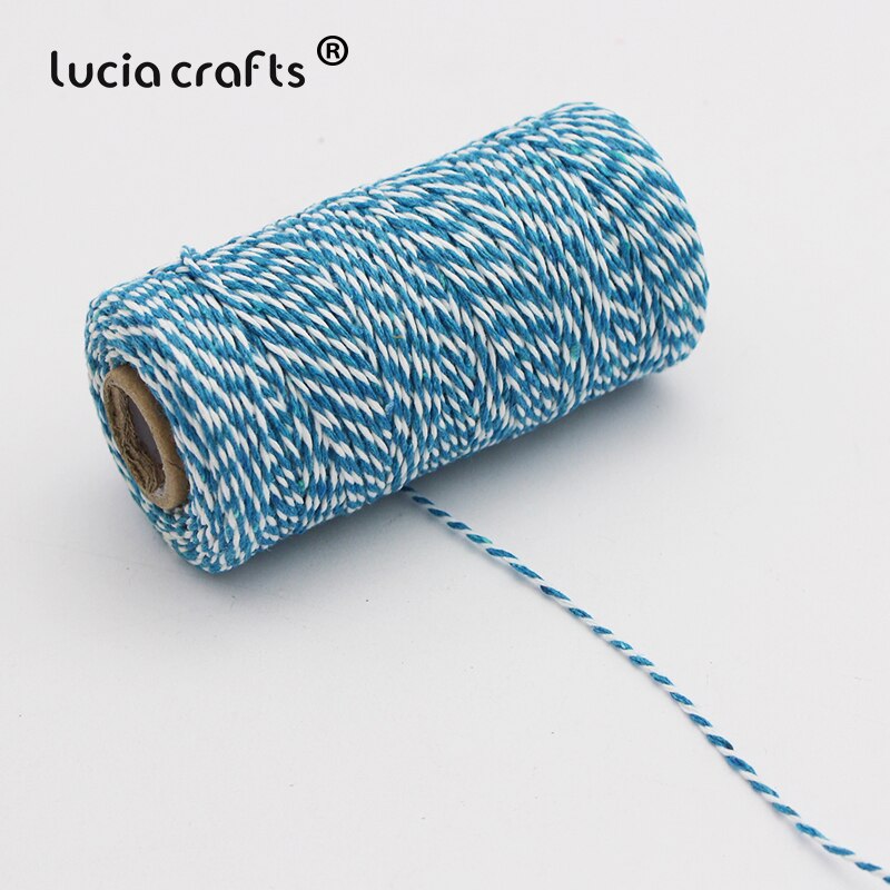 ! 100m/rolle 1,5mm Baumwolle Verdreht Kabel Seil Handwerk Macrame Handwerker Schnur Für Gartenarbeit Handwerk Bündelung Seile W0212