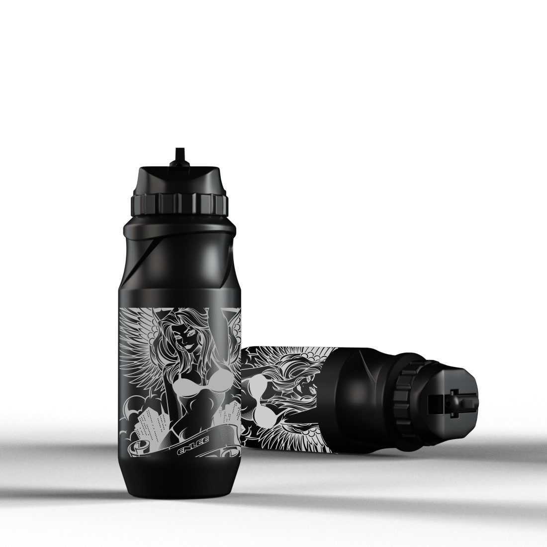 Bouteille d&#39;eau pour cyclisme, pour vtt, pour Sports de plein air, équipement de plein air, bouteille de Fitness: Beauty-Black