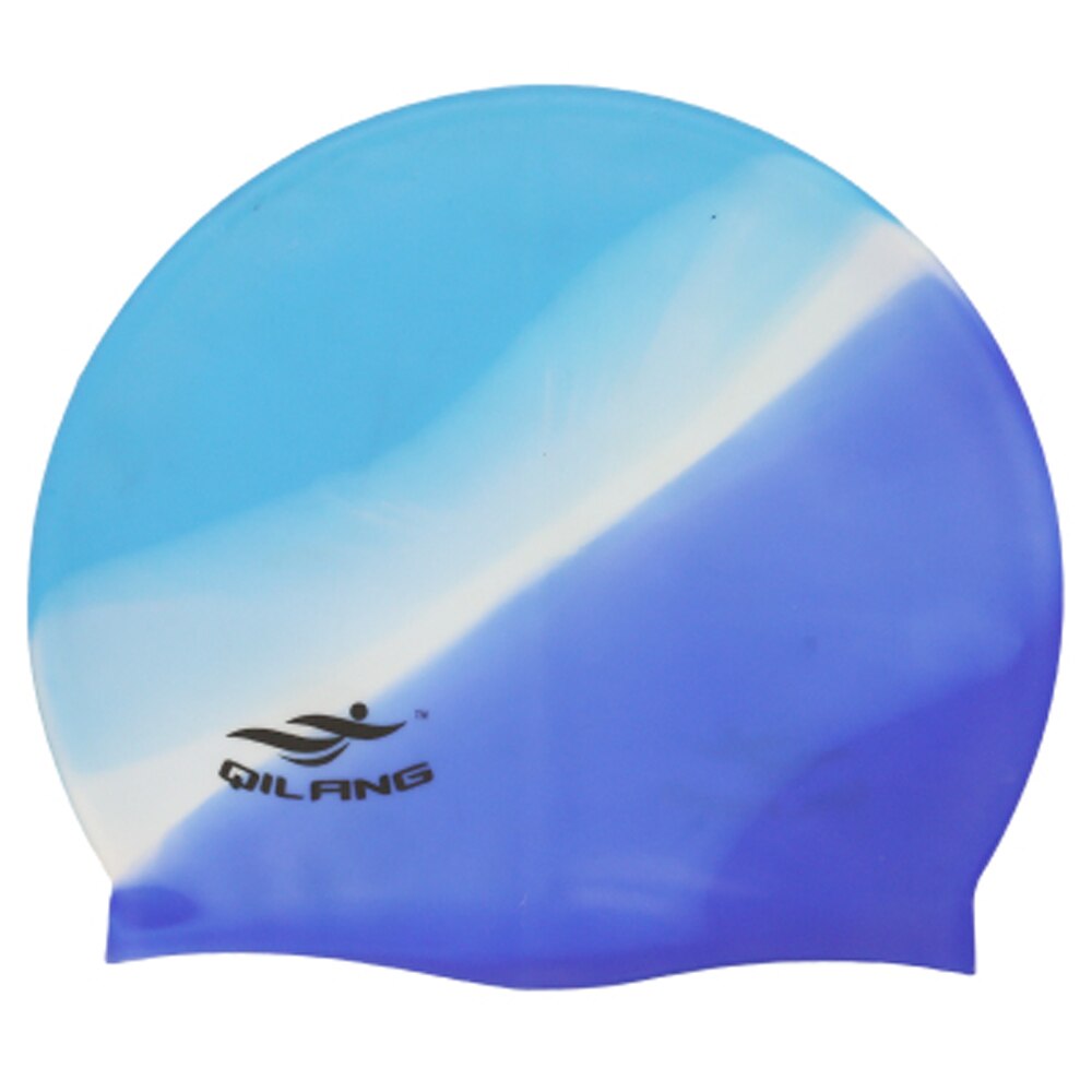 Gorro de natación de goma de silicona impermeable para niños y adultos, gorros de natación, accesorios de natación, gorro de protección para orejas largas