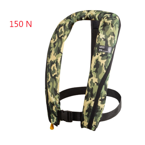Chaleco salvavidas inflable automático Manual para adultos, navegación, cintas reflectantes, Pro PFD 150N 100N, aprobado por CE: XL / Azul