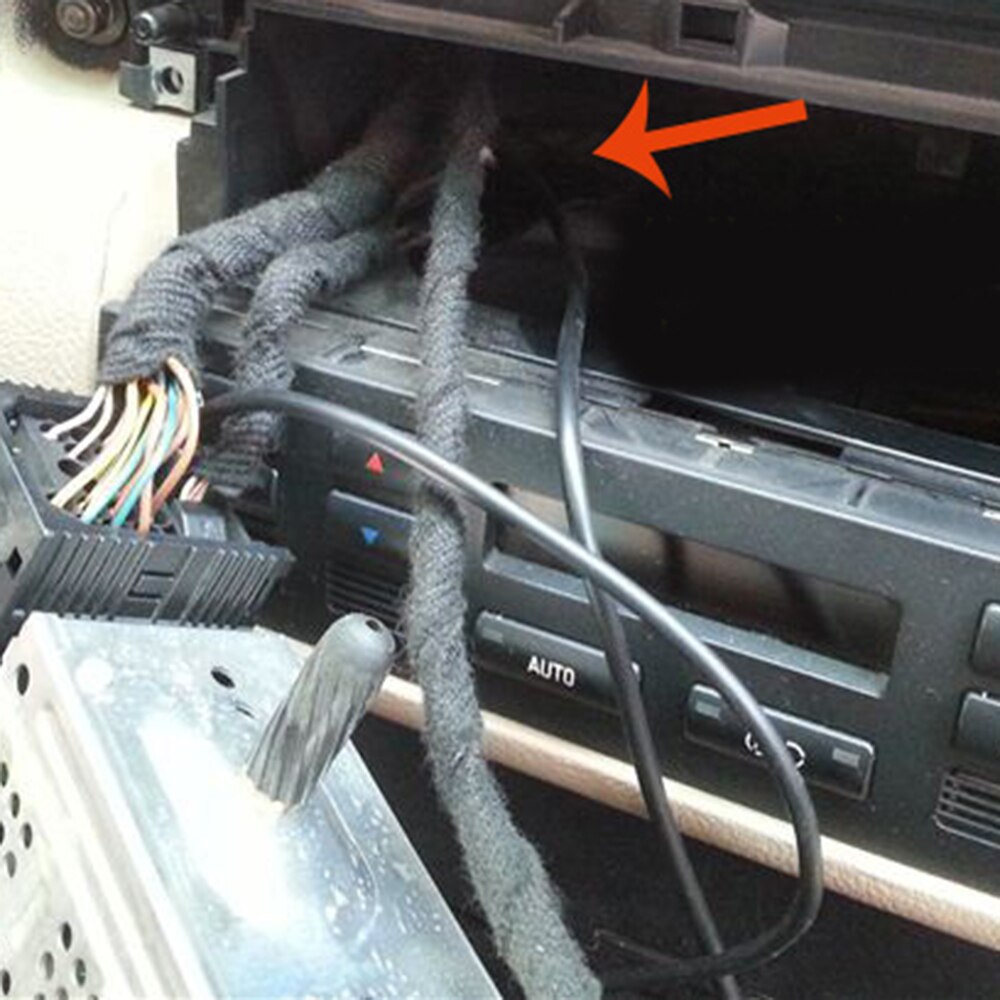 Original Standard 3,5mm Auto AUX In Eingang Interface Adapter MP3 Radio Kabel Für BMW E39 E53 X5 E46 auto Zubehör