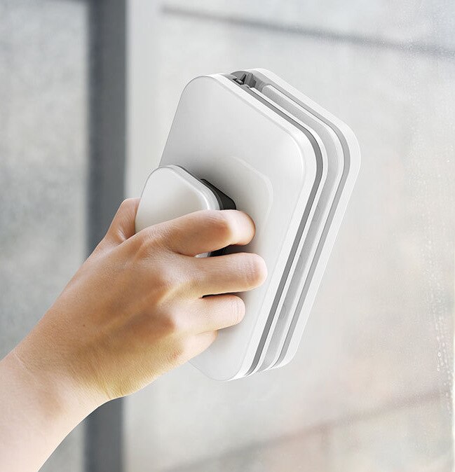 Magnetisk fönsterputs hushållsglas dubbelsidig torkning rengöringsborste tvätta fönster utanför verktyg magnetisk borste: Default Title
