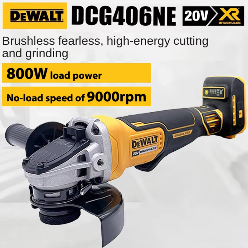 Dewalt DCG406 125 MM/100 MM Draadloze Borstelloze Haakse Slijper 9000 RPM Snijmachine Polijstmachine Voor 20 V Lithium batterijen
