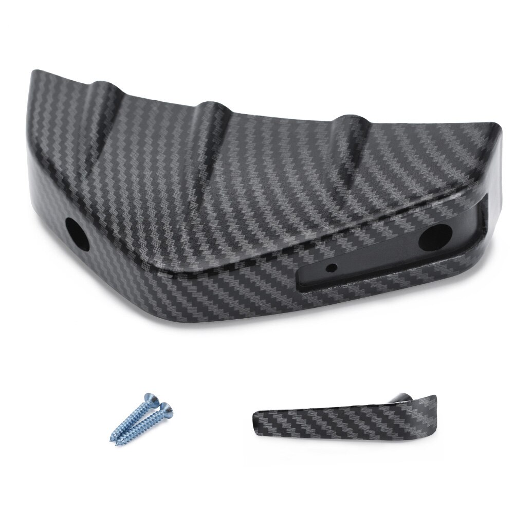 1PCS Universal Car Rear Bumper Diffuser Car Back Bumper Spoiler Splitter Car-Styling Car Accessories: 1Pcs Carbon black