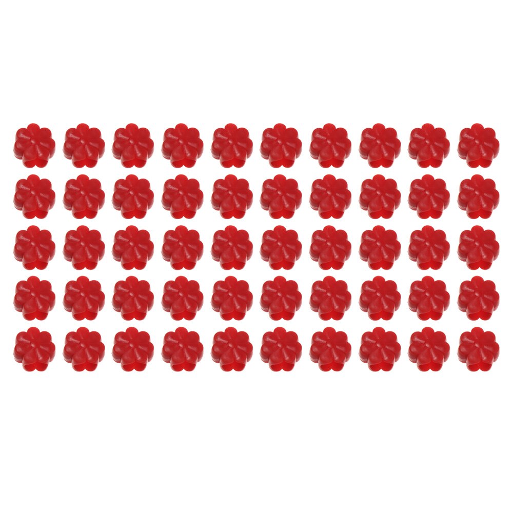 50 Stuks Plastic Platte Bloem Gesp Verstelbare Kralen Anti-Slip Masker Gesp Elastische Band Cap Masker Stopper Ear Cord trekkoord Knop: type6