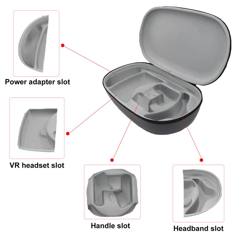 Vr Accessoires Voor Oculus Quest 2 Vr Headset Reizen Draagtas Harde Eva Opbergdoos Tas Voor Oculus Quest2 Beschermende pouch