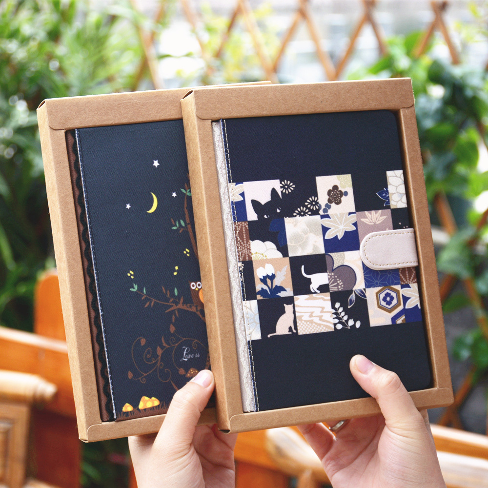 "Love is" Hard Cover Diary Blank Papers Freenote Beautiful Cute Notebook Journal Office Supply Stationery