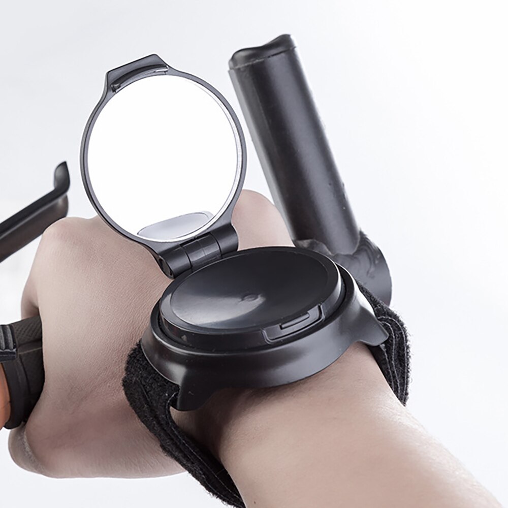 Cycling Wrist Mirror Rear View Rearview Safety Bike Arm Back Mirror Bicycle Rear Reflector Wrist Mirror