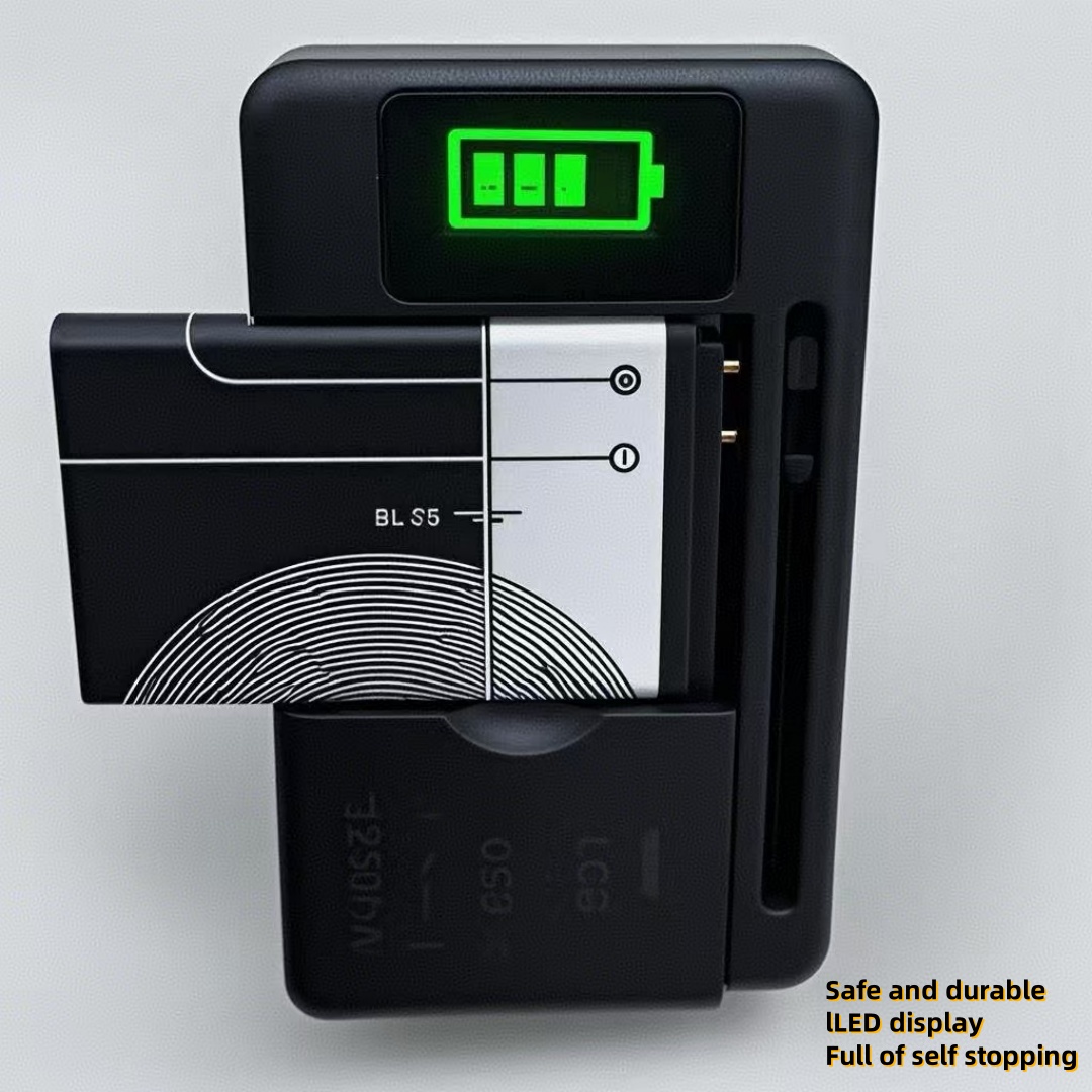 Universele mobiele batterijlader EU US Plug LCD-indicatorscherm USB-poort voor mobiele telefoonopladers Batterij opladen