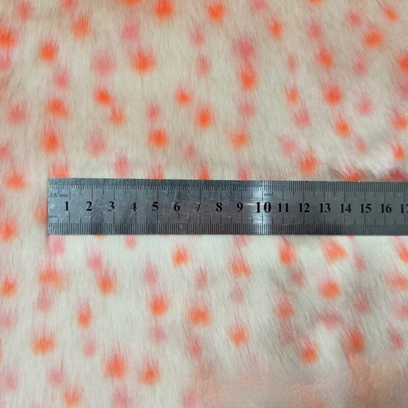 Luipaard Stippen Jacquard Faux Fur Hoge Gewicht 1500G Stof Lange Stapel Immitatie Bont Jassen Bont Jassen Kostuums Bontmuts diy Stof