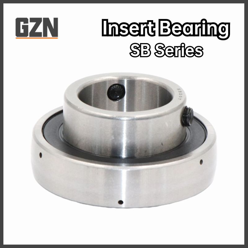 1PCS Single Side Parallel Insert Bearing SB201 12x40x22 SB202 15X40X22 SB203 17X40X22 SB204 20X47X25 SB205 25X52X27 SB206