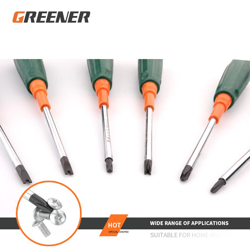 Triangle screwdriver set assembly and disassembly socket Special shaped herringbone U-shaped Y-shaped inner cross magnetic