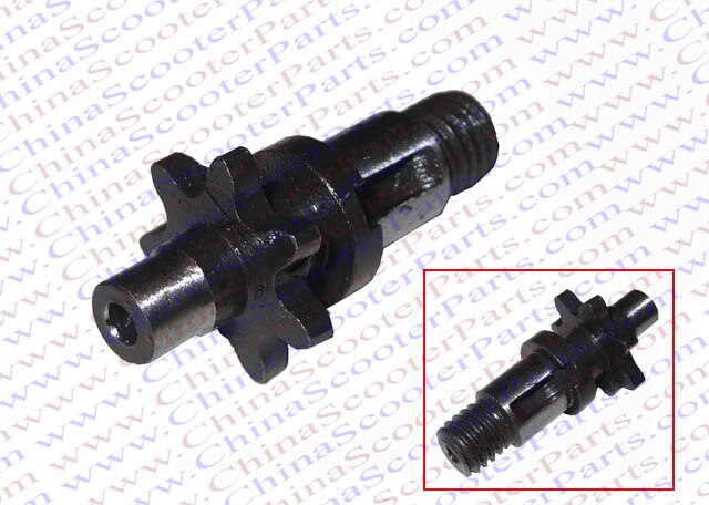 Pignon de pignon avant de Moto refroidi à l'eau, 6 7 8 9 6T 7T 8T 9T 39CC B1 Mini Moto vélo 25H 6MM chaîne 8MM filetage: 7T