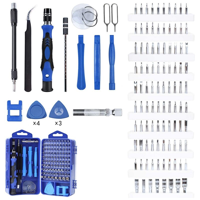 119 in 1 präzisionsschraubendreher-set, diy-reparaturwerkzeug-set für handy, laptop, pc, uhr, kleines schraubendreher-set