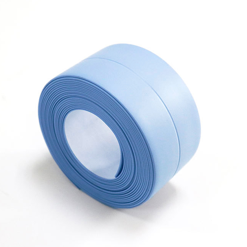 Dichtungsband für Badezimmer, Dusche, Waschbecken, Badewanne, PVC, selbstklebende Dichtungsstreifen, wasserdichte Wandaufkleber für Badezimmer, Küche: Blau / 2MM