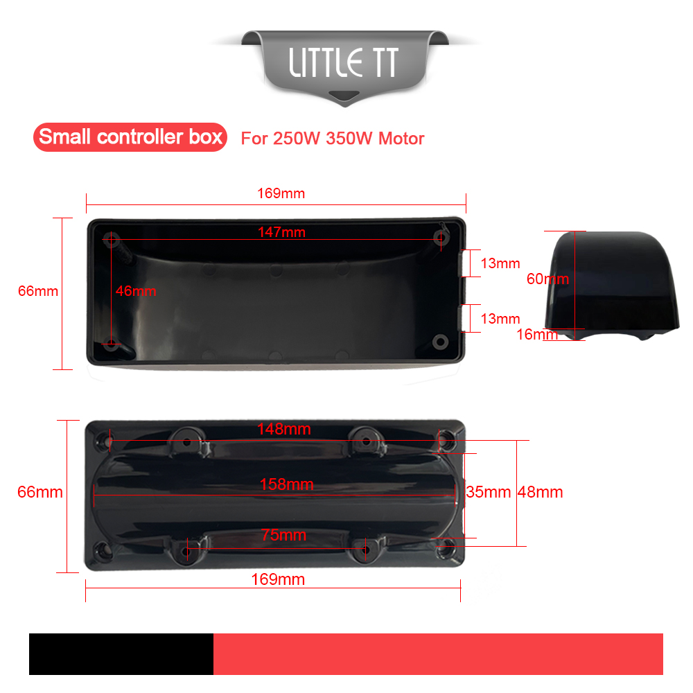 Ebike Controller Box Electric Bicycle Controller Bag 250W 350W 500W 1000W 1500W Small / Big Size Electric Bike Conversion Kit