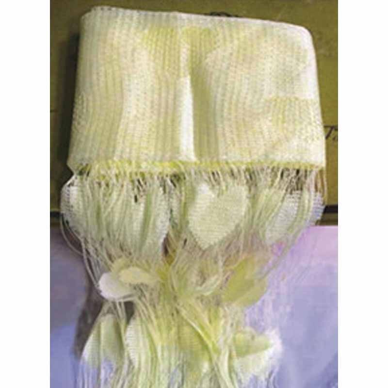 Panneau de draperie avec pompons | Rideau de porte à fenêtre en Tulle pur, rideau de chambre à coucher et salon, décor de cœur d'amour romantique doux, 100x200cm: Cream-colored