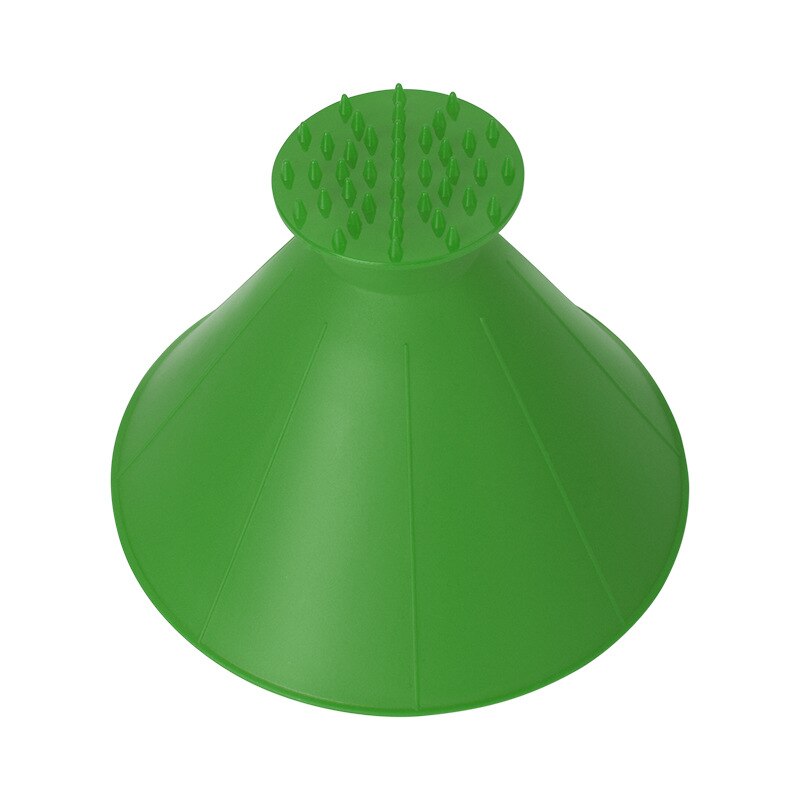 Magical Car Ice Scraper Conical Funnel Snow Shovel Car Round Plastic Snow Shovel Snow Scraper Shovel Snow Removal: Green