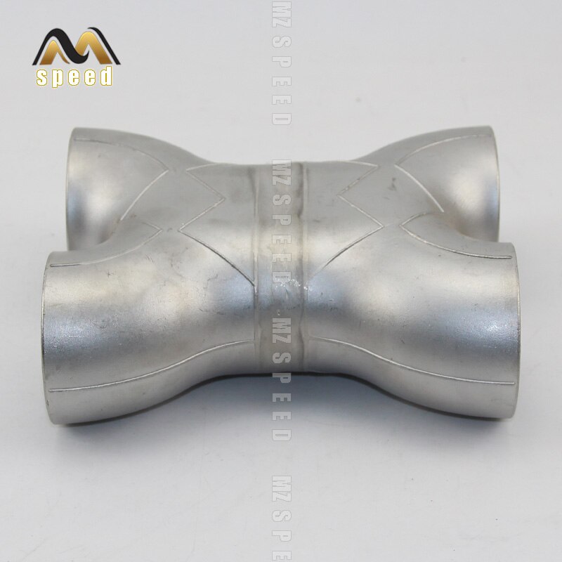 stainless steel sub - interface sub - two transfer accessories universal welding exhaust pipe noise eliminator four-way