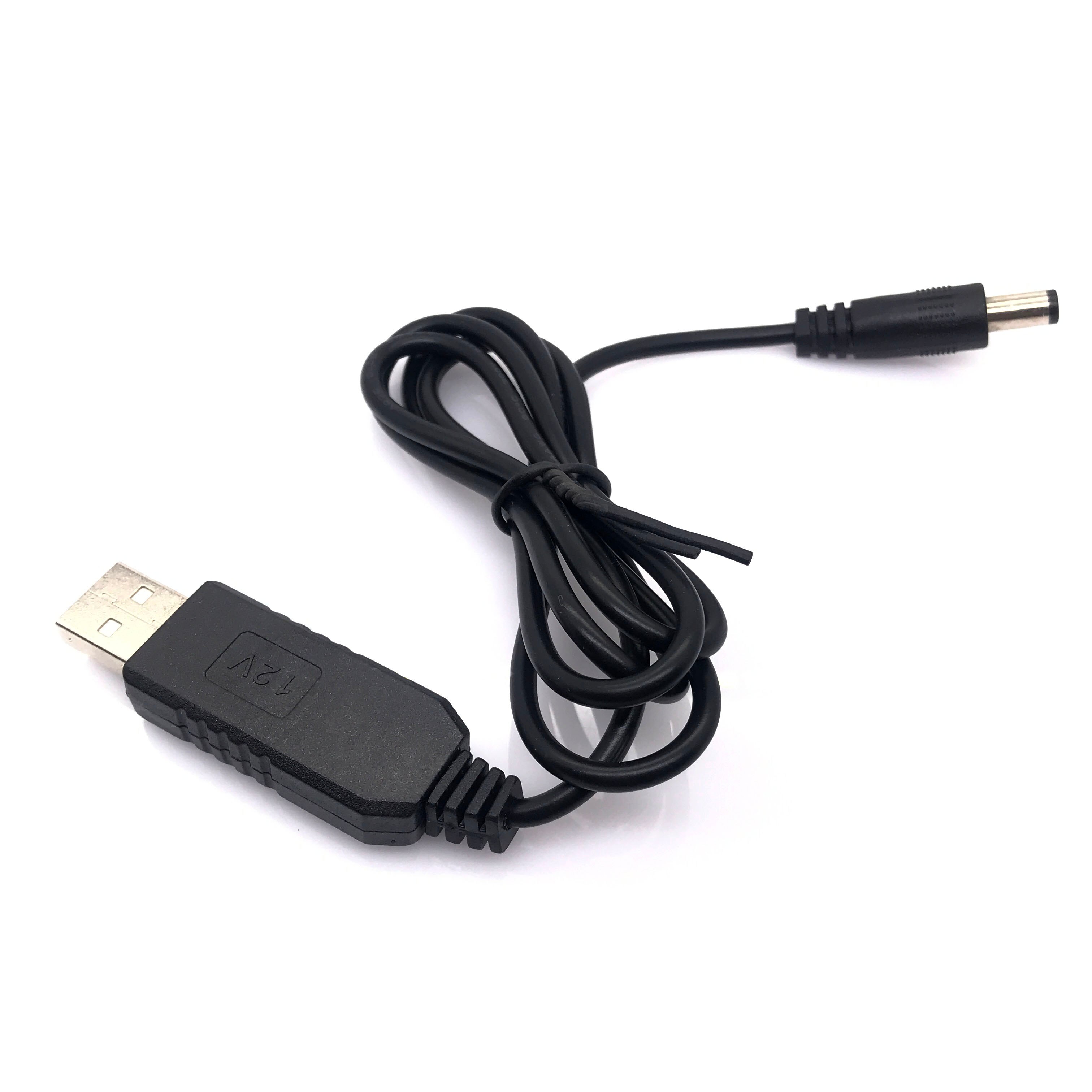 USB DC 5V to DC 9V 12V Step up Cable Module Converter USB TO DC 5.5*2.1MM MALE PLUG power CABLE 5.5X2.1 5.5X2.5 Booster wire