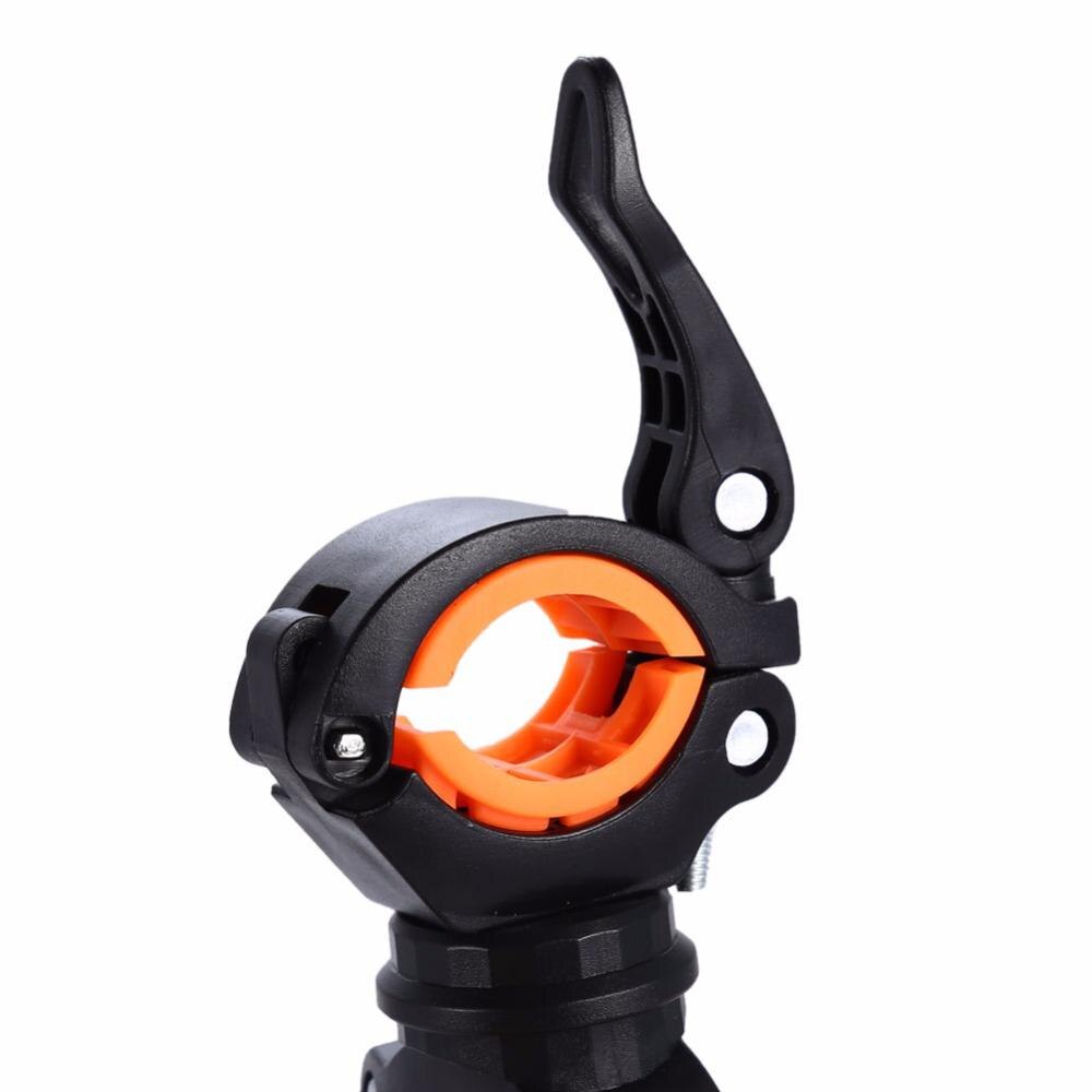 360 grad Drehung Einstellbar Fahrrad Vorderseite Lampe Halterung Taschenlampe Halfter Fahrrad Lenker schnell Freisetzung Licht Halterung Klemme Clip