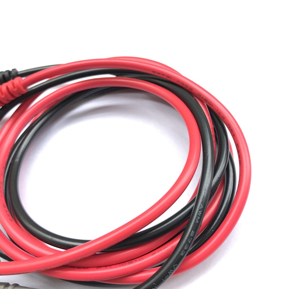 1 Pair 20A Needle Tip Probe Test Leads Pin Universal Multimeter Test Lead Probe Multimeter Lead Probe Wire Test Accessories